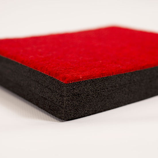 Standard Cut - Carpet Bonded Foam Competition Mat