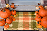 Fall Plaid Entry Mat