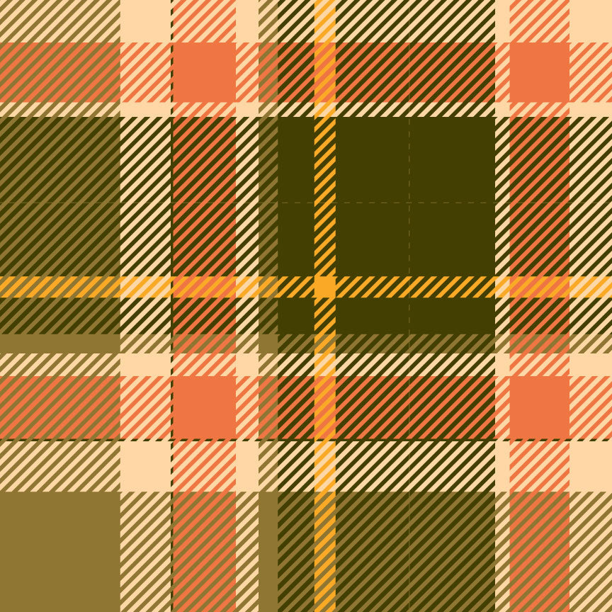 Fall Plaid Entry Mat