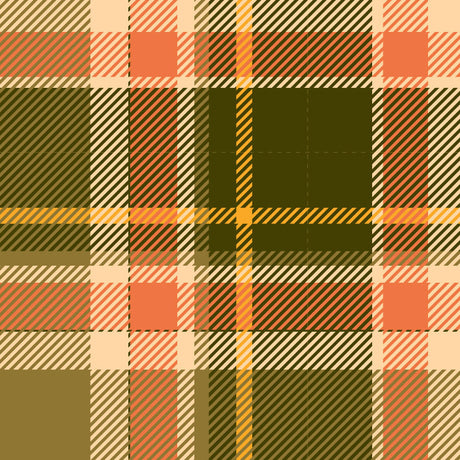 Fall Plaid Entry Mat