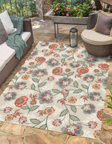 Gem Flowers Dye Sub Rug