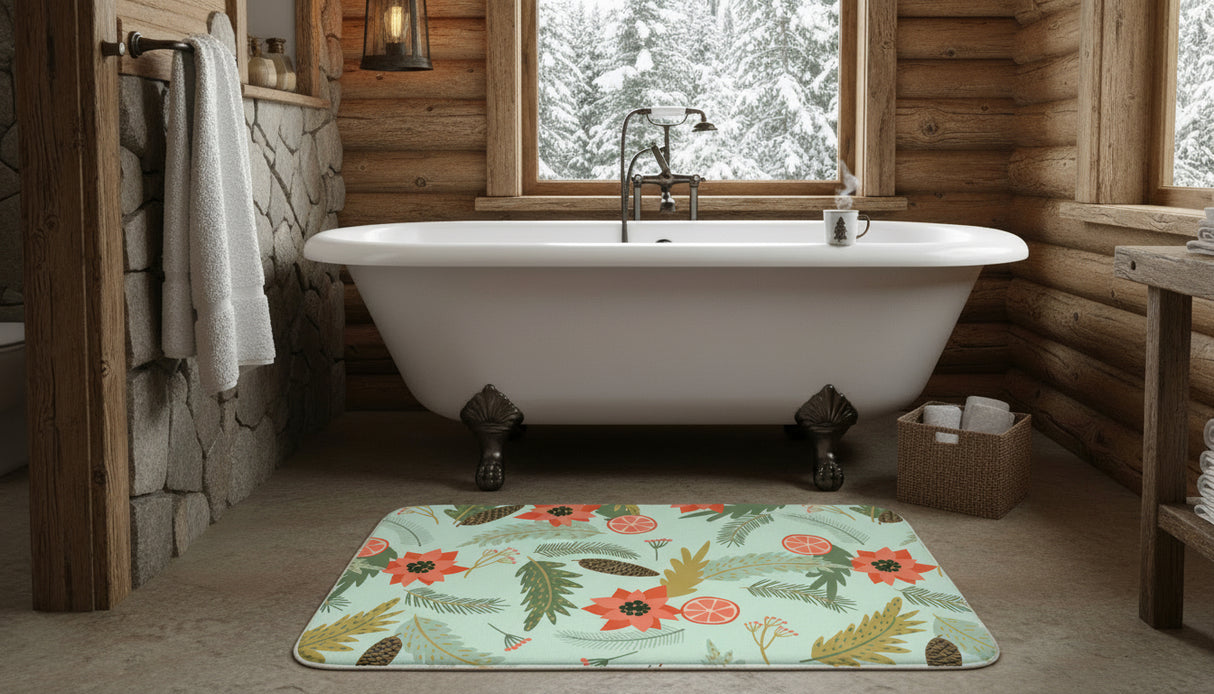 Holiday Pines Memory Foam Bath Mat
