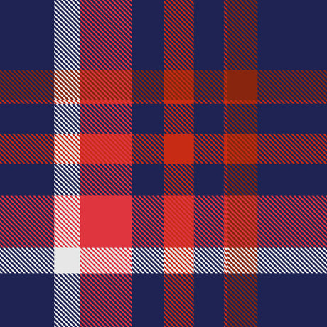 Nautical Plaid Vinyl Mat