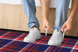 Nautical Plaid Vinyl Mat