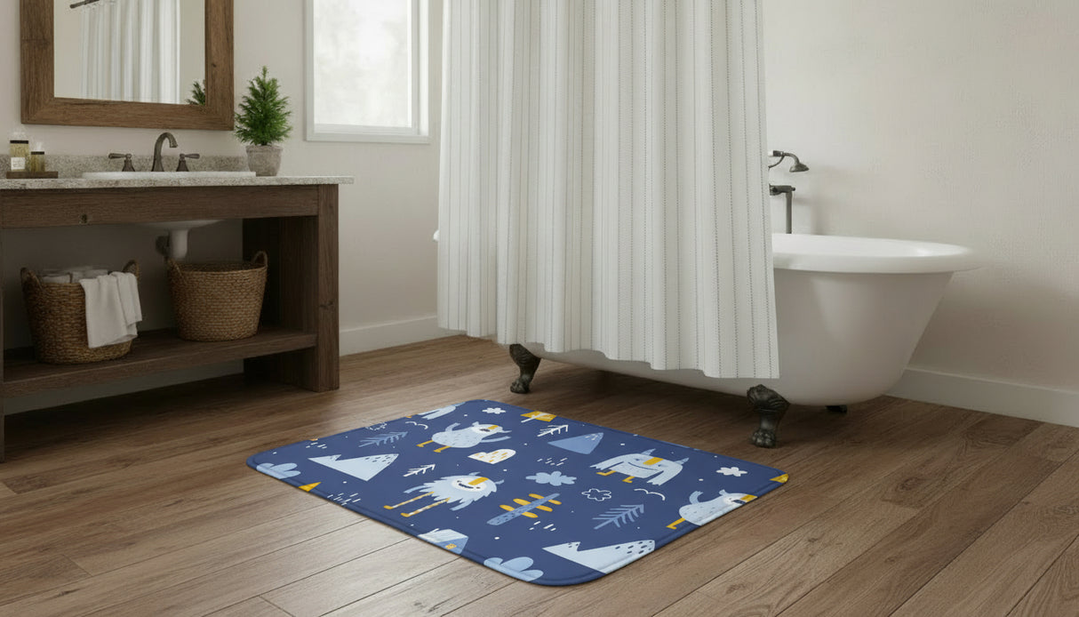 Nordic Yeti Memory Foam Bath Mat