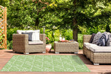 Green Leaf Dye Sub Rug