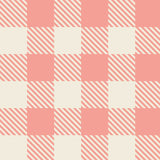 Pink Plaid Vinyl Entry Mat