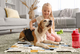 Playful Dogs Vinyl Mat