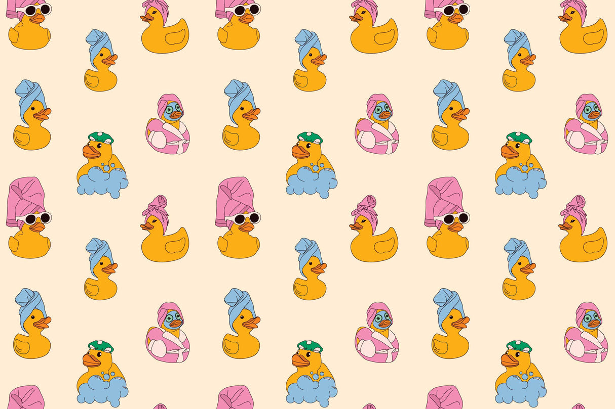 Rubber Ducks Memory Foam Bath Mat