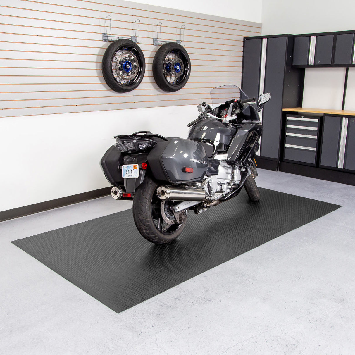 Garage Roll-Out Vinyl Mat - Small Coin