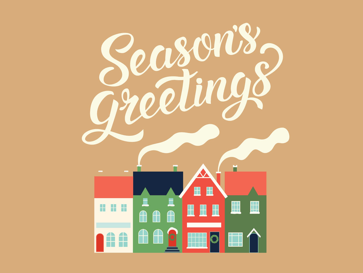 Season Greetings Berber Impressions Mat
