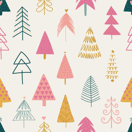 Whimsical Trees Memory Foam Bath Mat