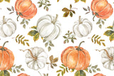 White Pumpkins Entry Mat