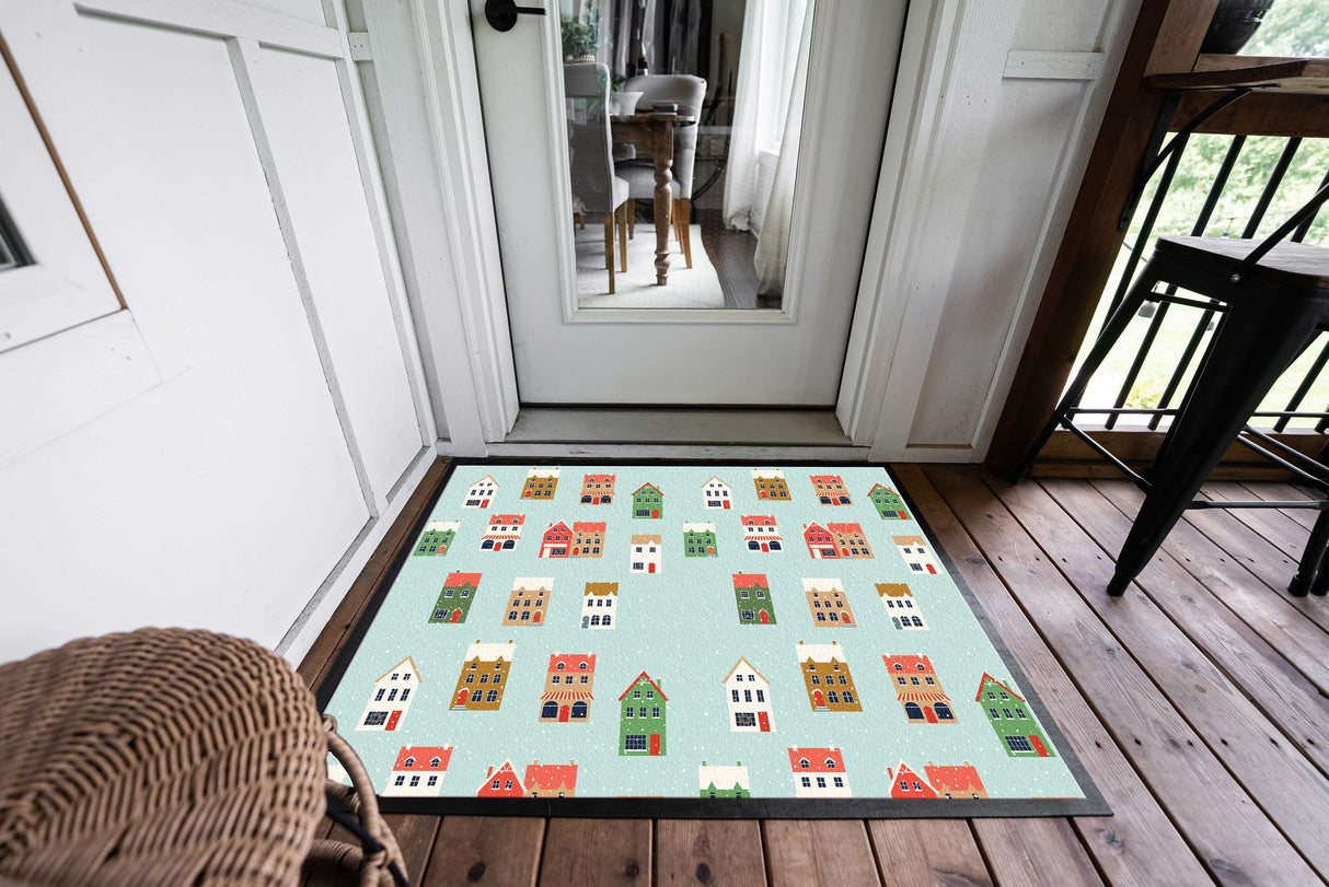 Winter Towns Berber Impressions Mat