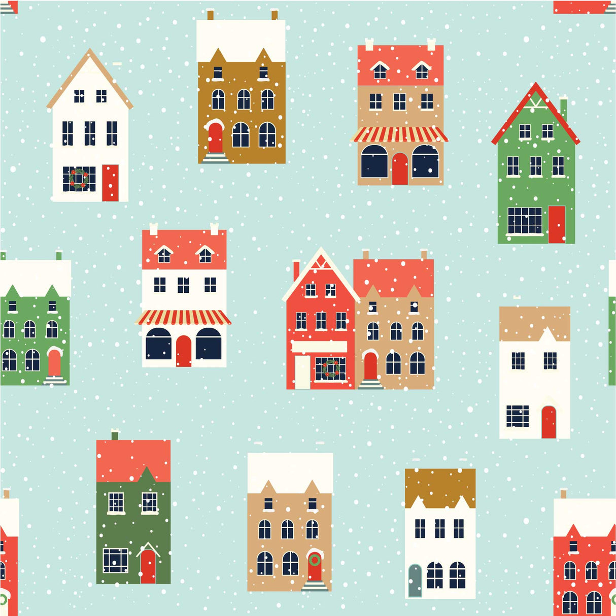 Winter Towns Vinyl Mat
