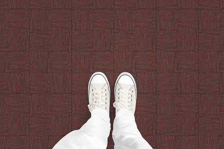 Sketch Block (P1000) Custom Printed Vinyl Flooring Design