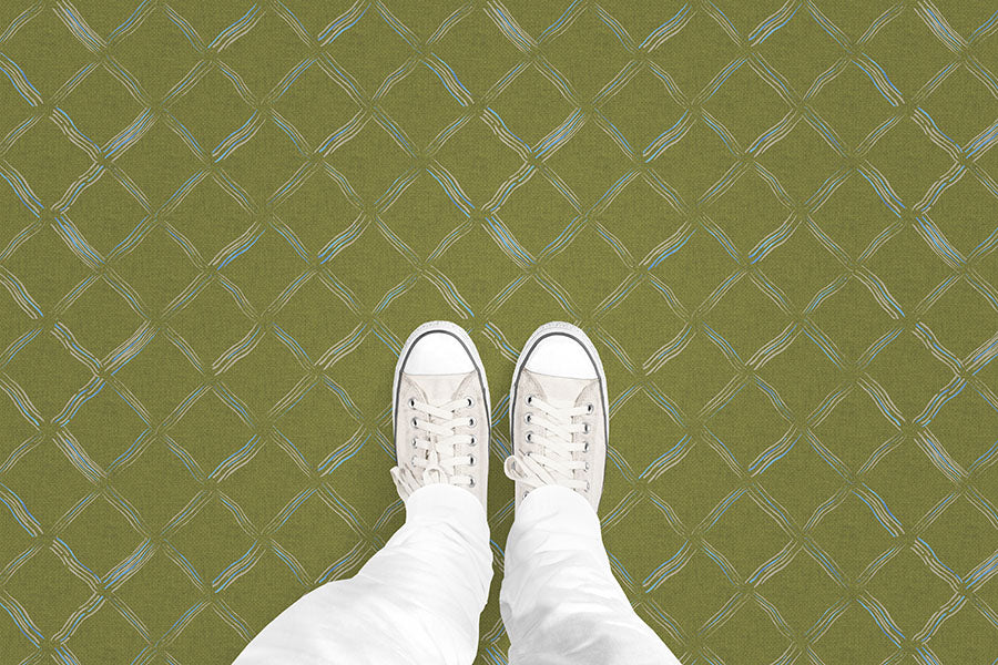 Sketch Diamond (P1003) Custom Printed Vinyl Flooring Design