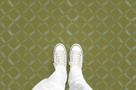 Sketch Diamond (P1003) Custom Printed Vinyl Flooring Design