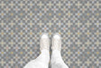 Plaid Check (P1011) Custom Printed Vinyl Flooring Design