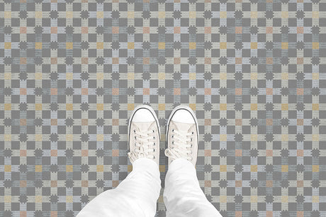 Plaid Check (P1011) Custom Printed Vinyl Flooring Design