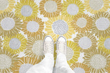 Sunflowers (P1223) Custom Printed Vinyl Flooring Design