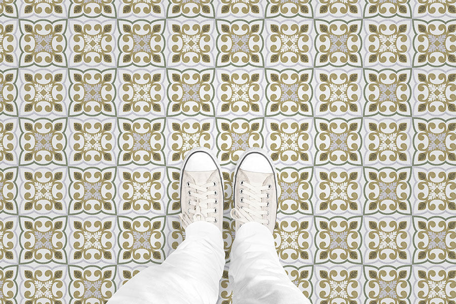 Azulejo (P1382) Custom Printed Vinyl Flooring Design