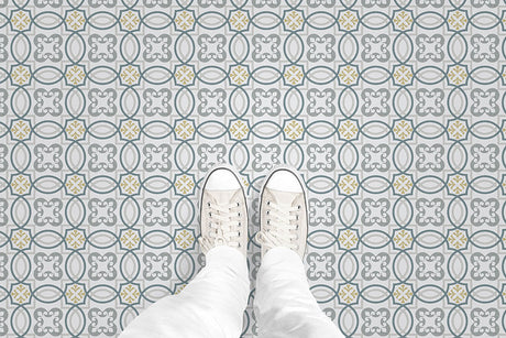 Mosaic Tile (P1386) Custom Printed Vinyl Flooring Design