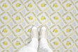 Lemon Tile (P1387) Custom Printed Vinyl Flooring Design