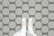 Lace Hexagon (P1564) Custom Printed Vinyl Flooring Design
