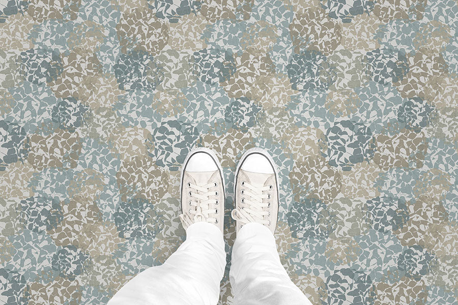 Hydrangea (P1633) Custom Printed Vinyl Flooring Design