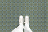 Modern Plaid (P1638) Custom Printed Vinyl Flooring Design