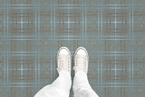 Painterly Plaid (P1644) Custom Printed Vinyl Flooring Design