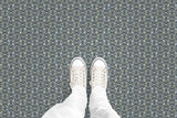 Stylized Starburst (P1649) Custom Printed Vinyl Flooring Design