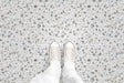 Glass Terrazzo (P1707) Custom Printed Vinyl Flooring Design