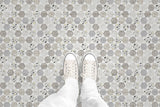 Honeycomb Terrazzo (P1709) Custom Printed Vinyl Flooring Design