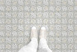 Terrazzo Circles (P1711) Custom Printed Vinyl Flooring Design