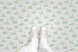 Birds on Clouds (P215) Custom Printed Vinyl Flooring Design