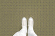 Plaid Lace Grid (P362) Custom Printed Vinyl Flooring Design