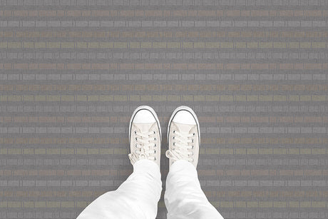 Stripe Dots (P364) Custom Printed Vinyl Flooring Design