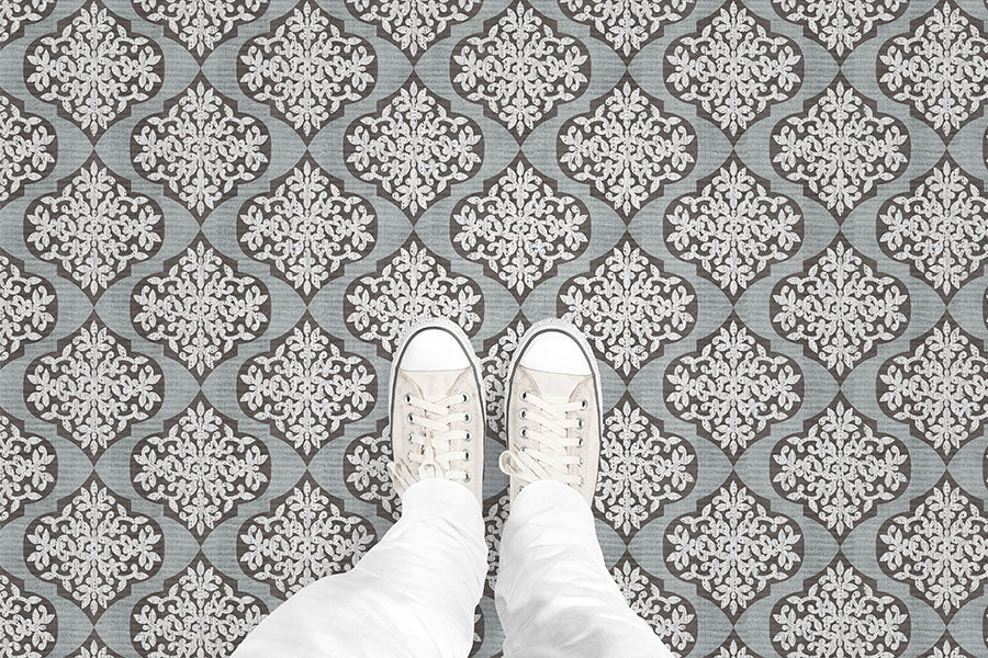 Lace Ogee (P374) Custom Printed Vinyl Flooring Design