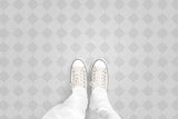 Textured Quaterfoil (P37) Custom Printed Vinyl Flooring Design
