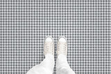 Textured Plaid (P3) Custom Printed Vinyl Flooring Design