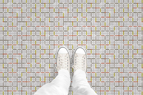 Modern Tartan (P460) Custom Printed Vinyl Flooring Design
