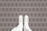 Hexagon Lattice (P533) Custom Printed Vinyl Flooring Design