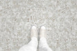 Carrara Marble (P553) Custom Printed Vinyl Flooring Design