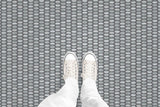 Turtle Shell (P587) Custom Printed Vinyl Flooring Design