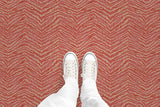 Zebra Stripe (P589) Custom Printed Vinyl Flooring Design