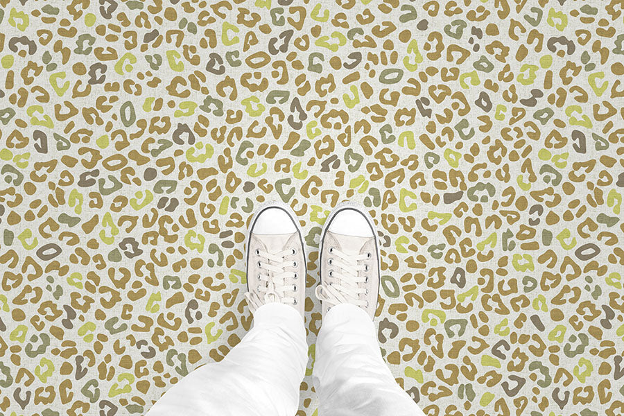 Leopard Love (P590) Custom Printed Vinyl Flooring Design