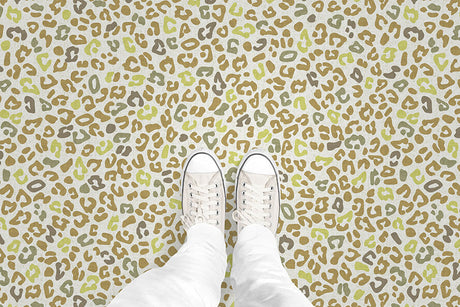 Leopard Love (P590) Custom Printed Vinyl Flooring Design