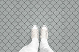 Quatrefoil Tile (P606) Custom Printed Vinyl Flooring Design